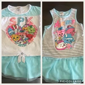 Shopkins 3 piece set girls size (10/12) large